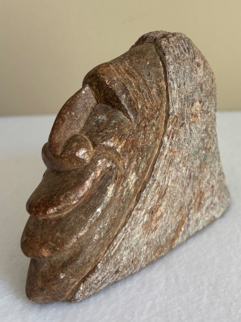Garfield Thomas Carved Iroquois Face